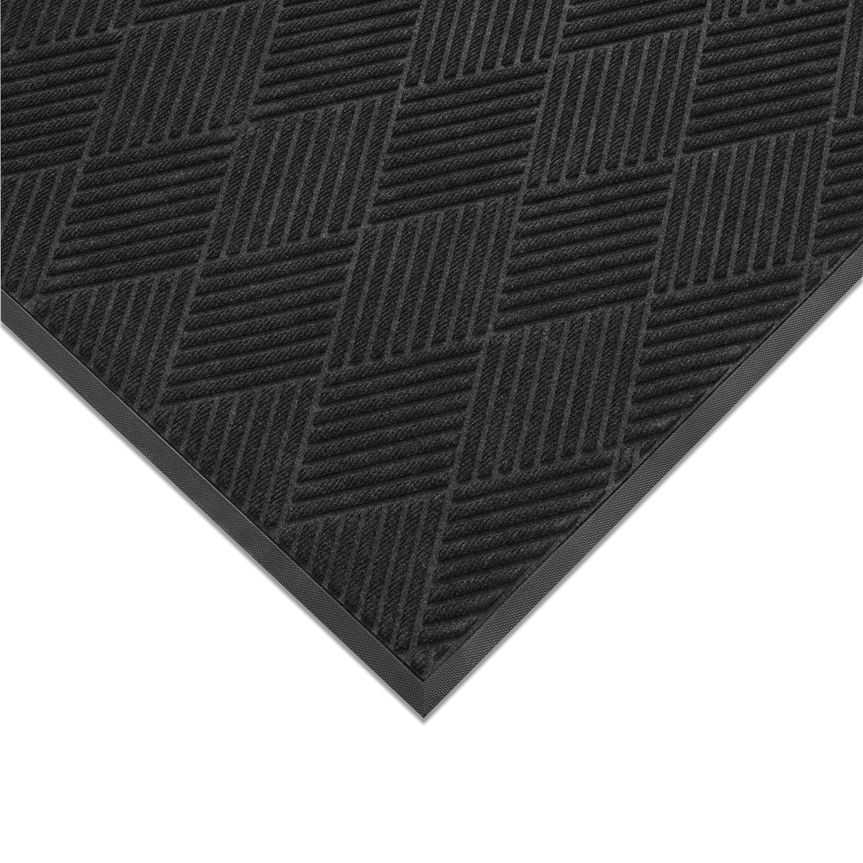Coastwide Professional™ Commercial Wiper/Scraper Floor Mat, 4' x 6', Black (CW23070)