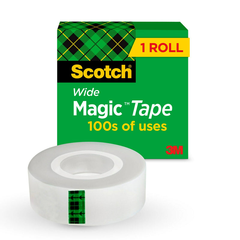Scotch Magic Invisible Clear Tape Refill, 1" x 36 yds., 1" Core (810-11296)