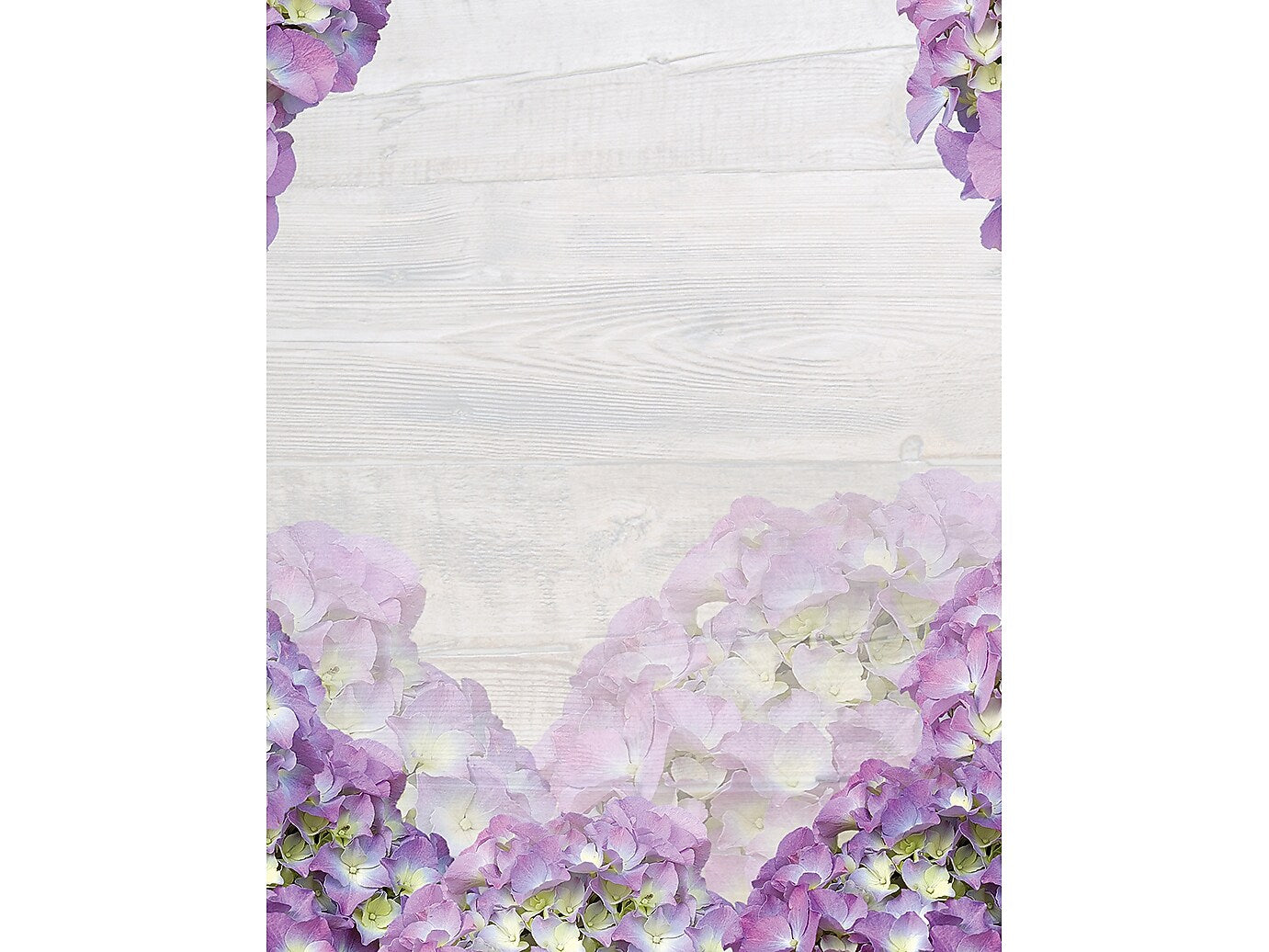 Great Papers Hydrangea Bouquet Letterhead, Multicolor, 50/Pack (2023068)