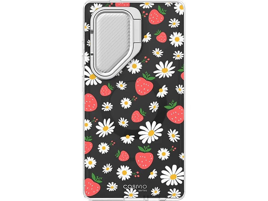 i-Blason Cosmo Colorful Strawberry MagSafe Case for Samsung Galaxy S24 Ultra, Shock-Absorbing, Multicolor