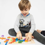 Extasticks Tetralino Double Premium Wooden Puzzle, 92/Set (EXAE3302)