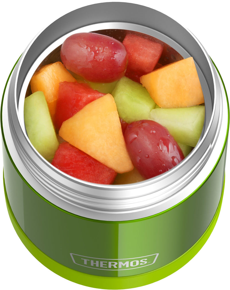 Thermos FUNtainer Kids Stainless Steel Insulated Food Jar, Lime, 10 oz. (EAF3100LM6)