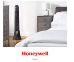 Honeywell QuietSet 32.83"H 8-Speed Oscillating Tower Fan, Black (HYF290B)