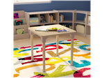 Flash Furniture Bright Beginnings Hercules Square Table, 24" x 24", Height Adjustable, Beech (MK-ME088023-GG)