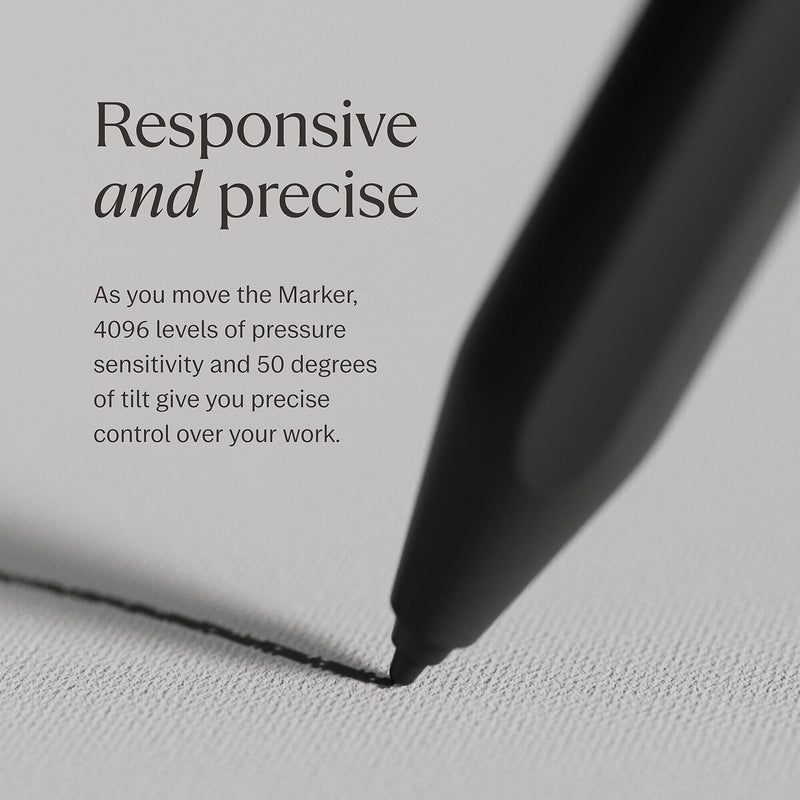 reMarkable 2 Marker Plus, Black (RM212)