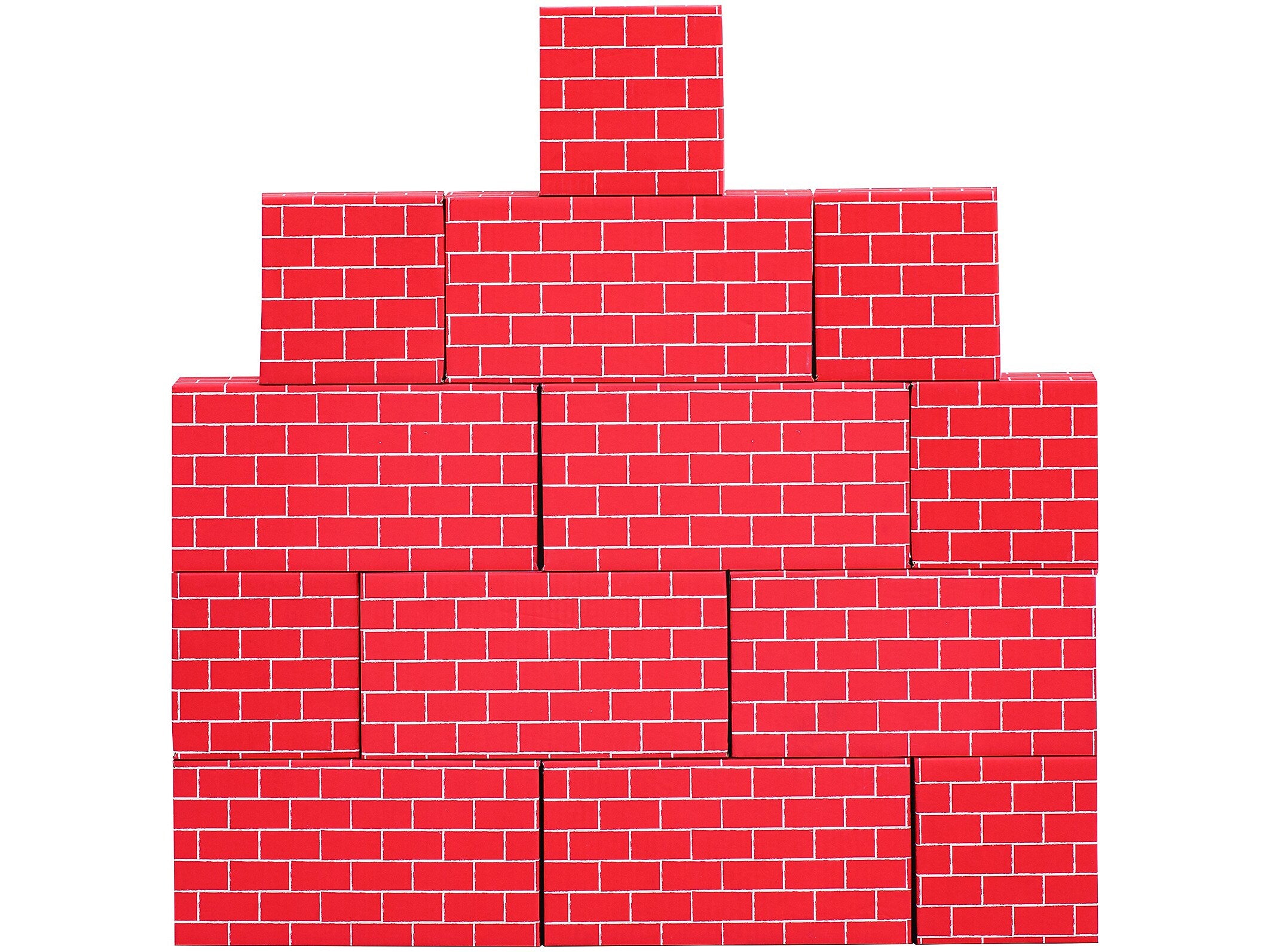 Bankers Box At Play Cardboard Building Block, Assorted Colors, 40/Pack (1230801)