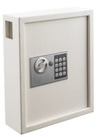 AdirOffice 40 Key Electronic Keypad Cabinet, White (680-40-WHI)