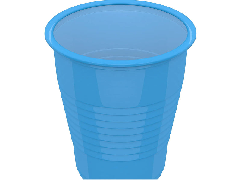 Dynarex 5 oz. Plastic Disposable Cup, Blue, 50/Pack, 20 Packs/Carton (4237)