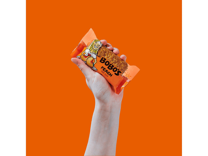 Bobo's Gluten-Free Peach Oat Bar, 36 oz., 12 Bars/Box (111-D)