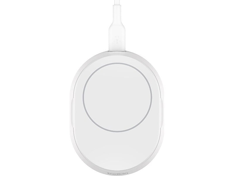 Belkin BoostCharge Pro Magnetic Wireless Charging Stand with Qi2 15W, White (WIA008ttWH)