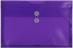 JAM Paper Premium Plastic Document File, 1 Pocket, Legal, Purple, 3/Pack (219B1pux3)