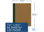 Roaring Spring Paper Products Environotes Composition Notebook, 7.5″ x 9.75″, College-Ruled, 60 Sheets, Brown, 24/Pack