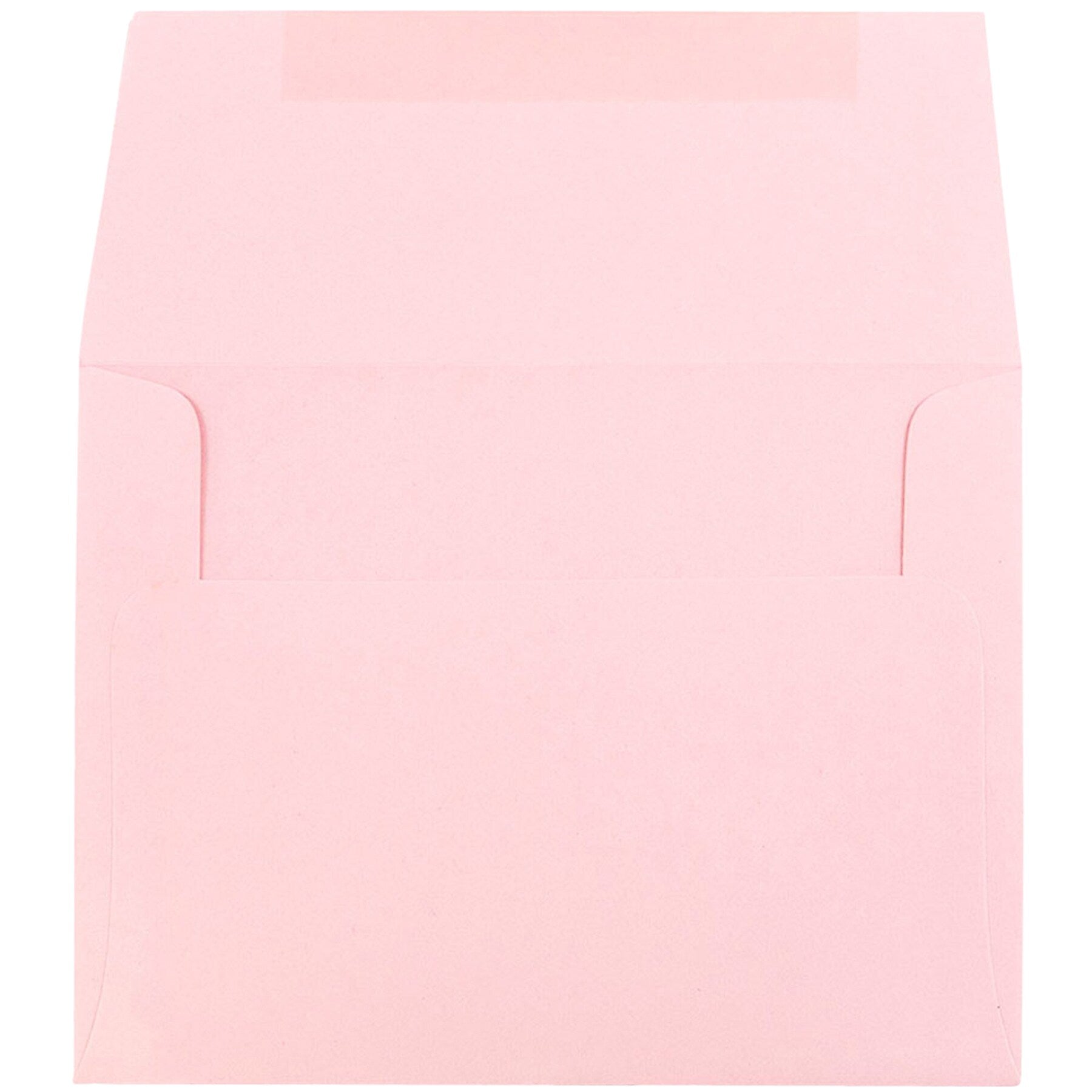 JAM Paper A2 Booklet Envelope 4 3/8" x 5 3/4", Baby Pink, 100/Pack (155623d)