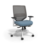 Union & Scale™ Lewis Ergonomic Mesh Swivel Computer and Desk Chair, Carolina (UN55656-CC)