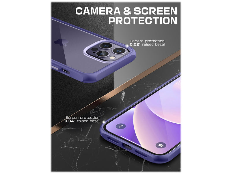 SUPCASE Unicorn Beetle Deep Purple Slim Case for iPhone 14 Pro (SUP-iPhone2022Pro-6.1-UBStyle-Mauve)