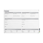 Ghent Aria OR Time Out Glass Dry-Erase Whiteboard, 18'H x 24'W (GRPARIASN12T-18)