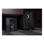 APC Smart-UPS, Line Interactive, 1500VA, Tower, 120V, 8x NEMA 5-15R outlets, SmartConnect Port+SmartSlot, AVR, LCD (SMT1500C)
