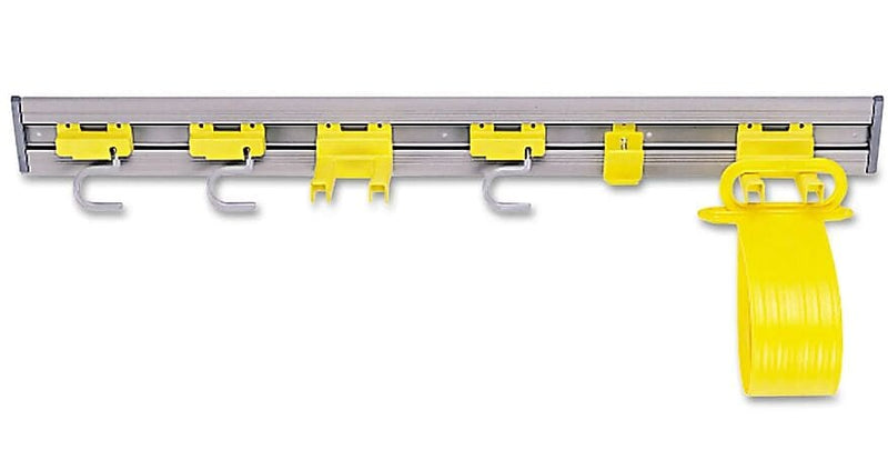 Rubbermaid Closet Organizer Tool Holder, 34"W x 3.25"D x 4.25"H, Gray (RCP199300GY)