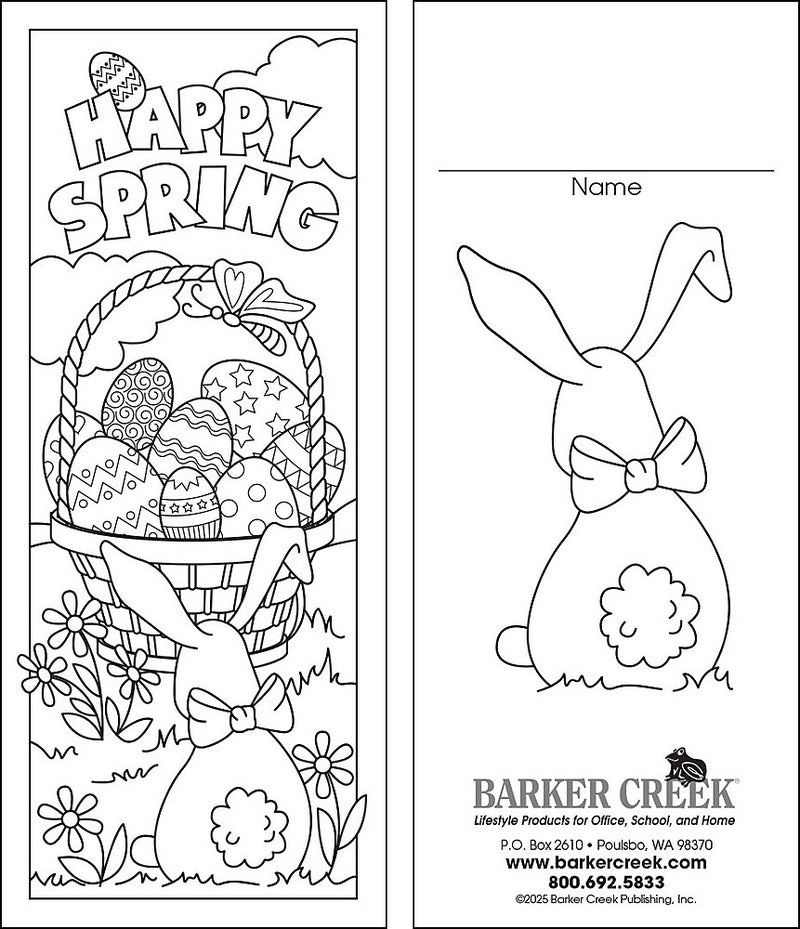 Barker Creek Celebrate Spring Bookmark Set, 60/Pack (LL2196)