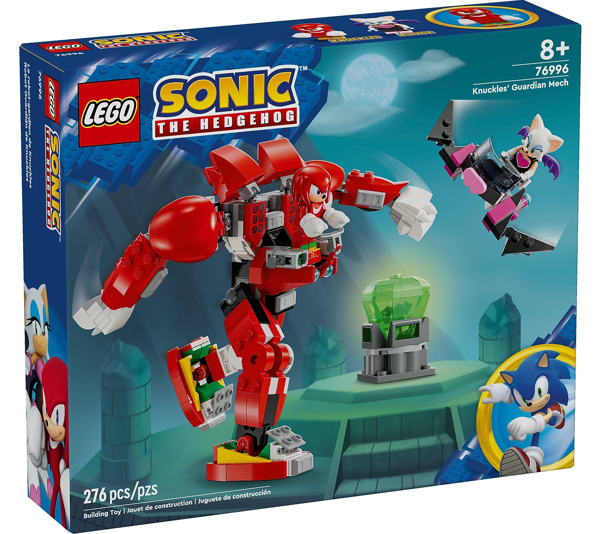 LEGO Sonic Knuckles Guardian Mech, 276 Pieces (76996)