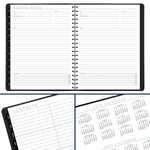2026 AT-A-GLANCE Contemporary 8.25" x 11" Weekly & Monthly Planner, Faux Leather Cover, Charcoal (70-950X-45-26)