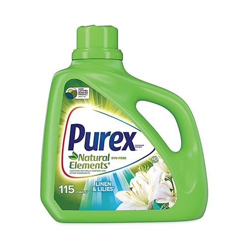 Purex Ultra Natural Elements HE Liquid Detergent, Linen & Lilies, 100 Loads, 150 oz. (01134EA)