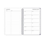 2026 Blue Sky Ru Du Flore 5" x 8"  Weekly & Monthly Planner, Plastic Cover, Multicolored (101603-26)