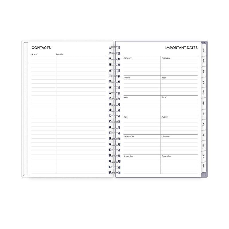 2026 Blue Sky Ru Du Flore 5" x 8"  Weekly & Monthly Planner, Plastic Cover, Multicolored (101603-26)