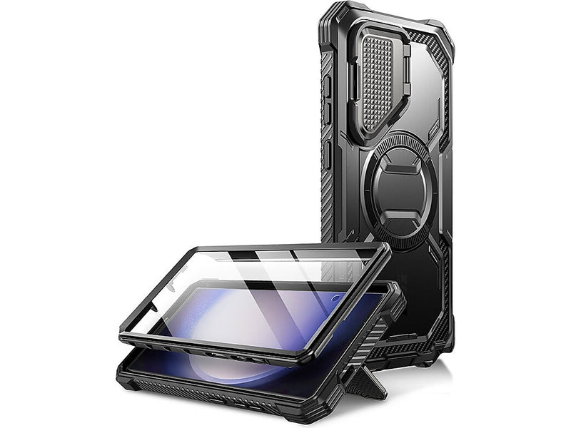 i-Blason Armorbox MagSafe Rugged Case for Samsung Galaxy S24 Ultra, Shock-Absorbing, Black