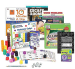 S&S Family Engagement Take Home Bags MATH Grades 4-5, Manipulative, Assorted Colors (BK7097003)