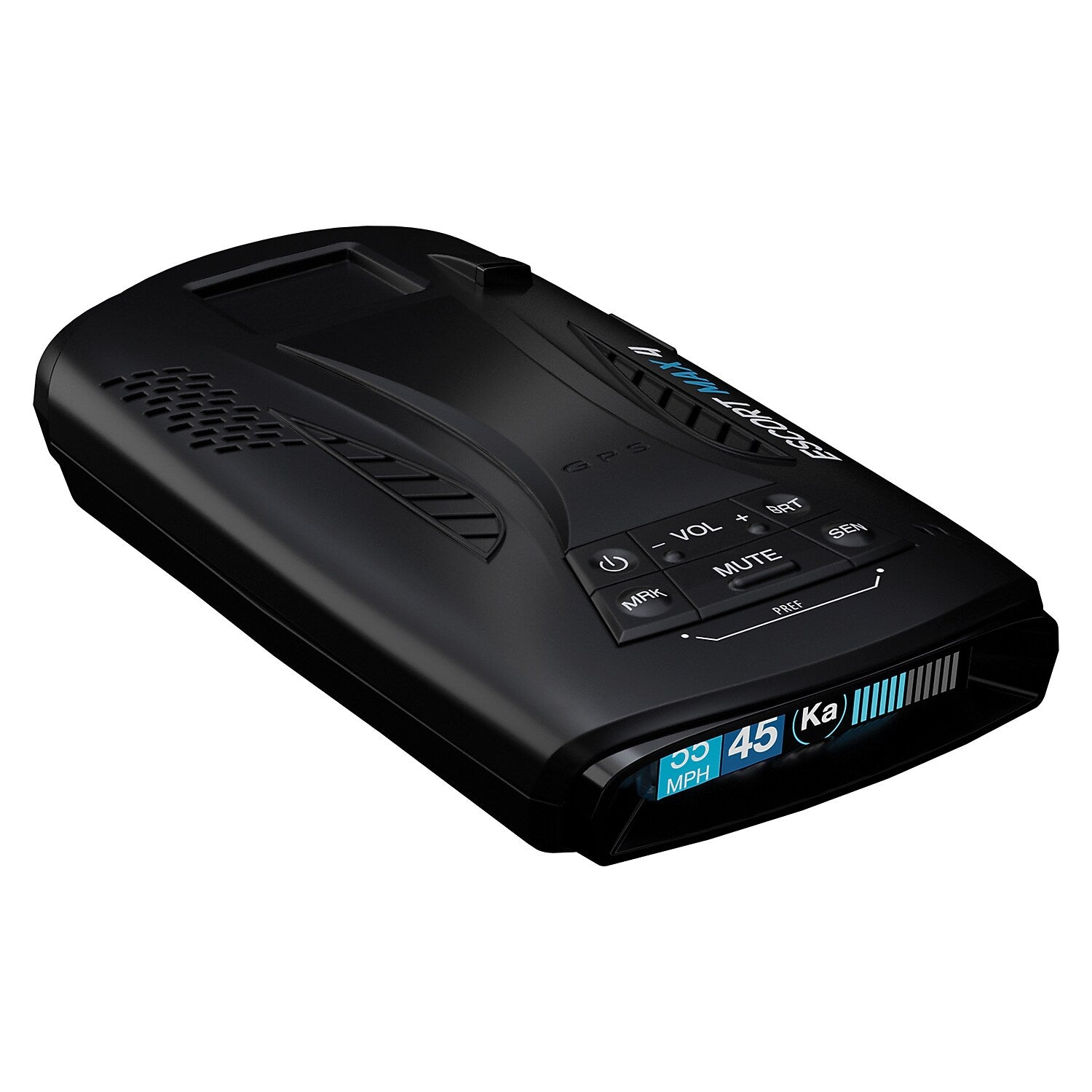 ESCORT MAX 4 Color OLED Laser Radar Detector with Built-in GPS, Black (0100056-1)