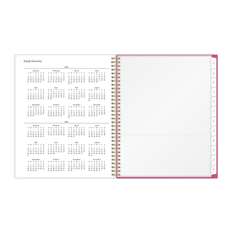 2025-2026 Blue Sky Sincerely Jules Helenora 8.5" x 11" Academic Weekly & Monthly Planner, Plastic Cover, Multicolored