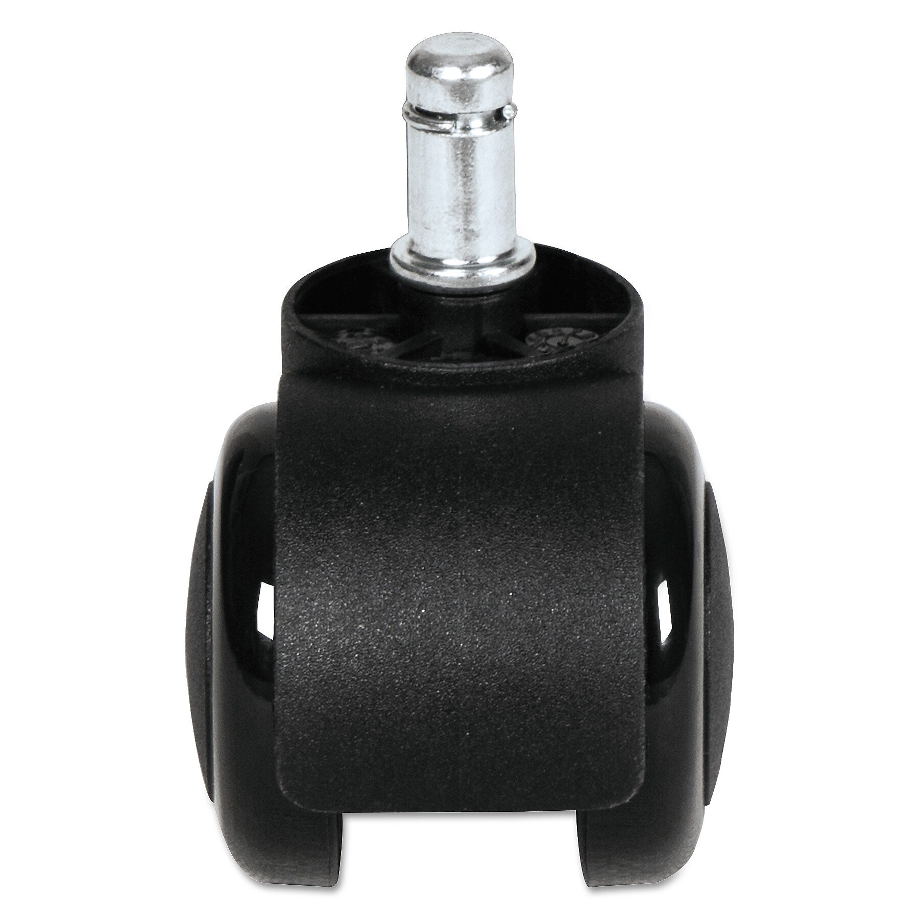 Alera Dual Wheel Hooded Casters, B Stem, 2" Caster, Black, 5/Set (ALECASTERST2)