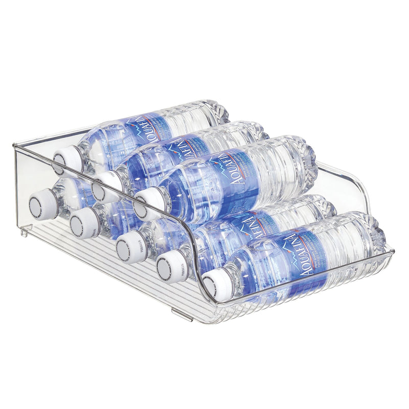 iDESIGN Water Bottle Refrigerator Bins, Clear, 4/Set (27738M4)