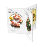 Deflect-O Brochure Holder, 7.1" x 6", Vertical, Table Top, Clear Acrylic (PX04746)