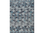 Anji Mountain Rug'd Tromso Carpet & Hard Floor Chair Mat, 36" x 48", Blue/Black/Gray (AMB9035)