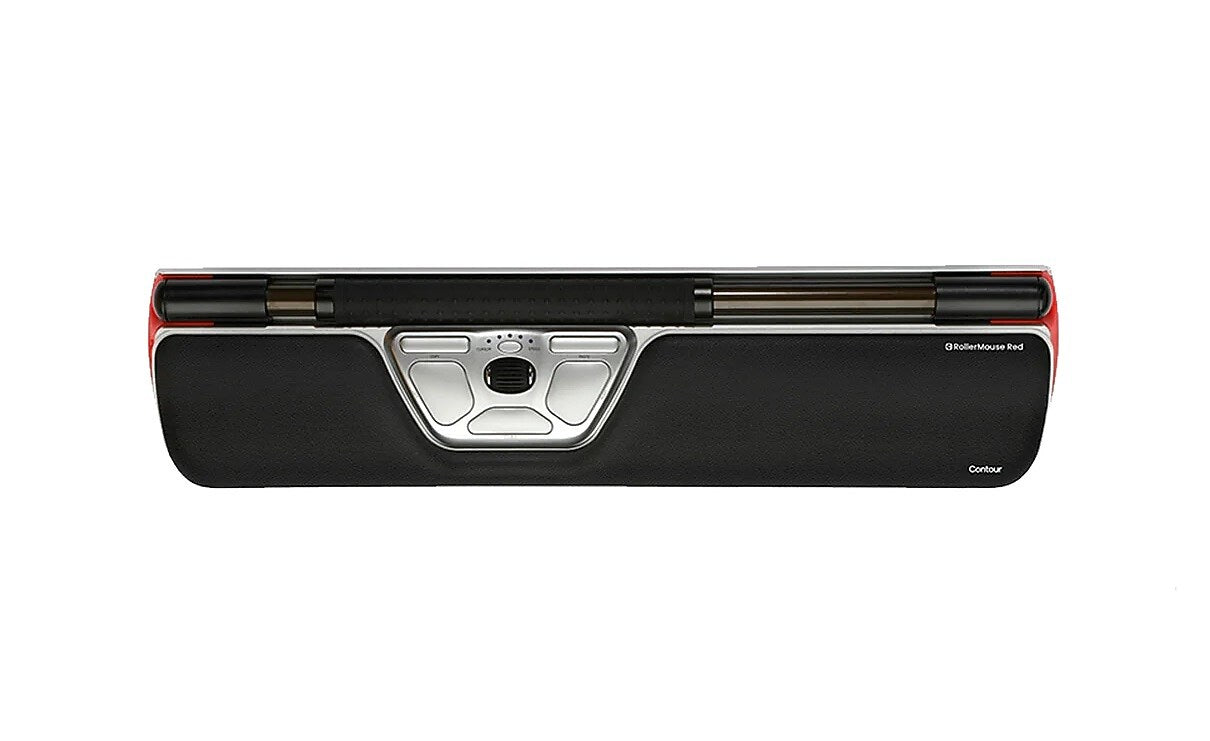 Contour Design RollerMouse Red Ergonomic Ambidextrous Rollerbar USB Mouse, Black (CDRMRED20110)