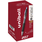uni-ball 207 Retractable Gel Pens, Medium Point, 0.7mm, Blue Ink, 36/Pack (1921064)