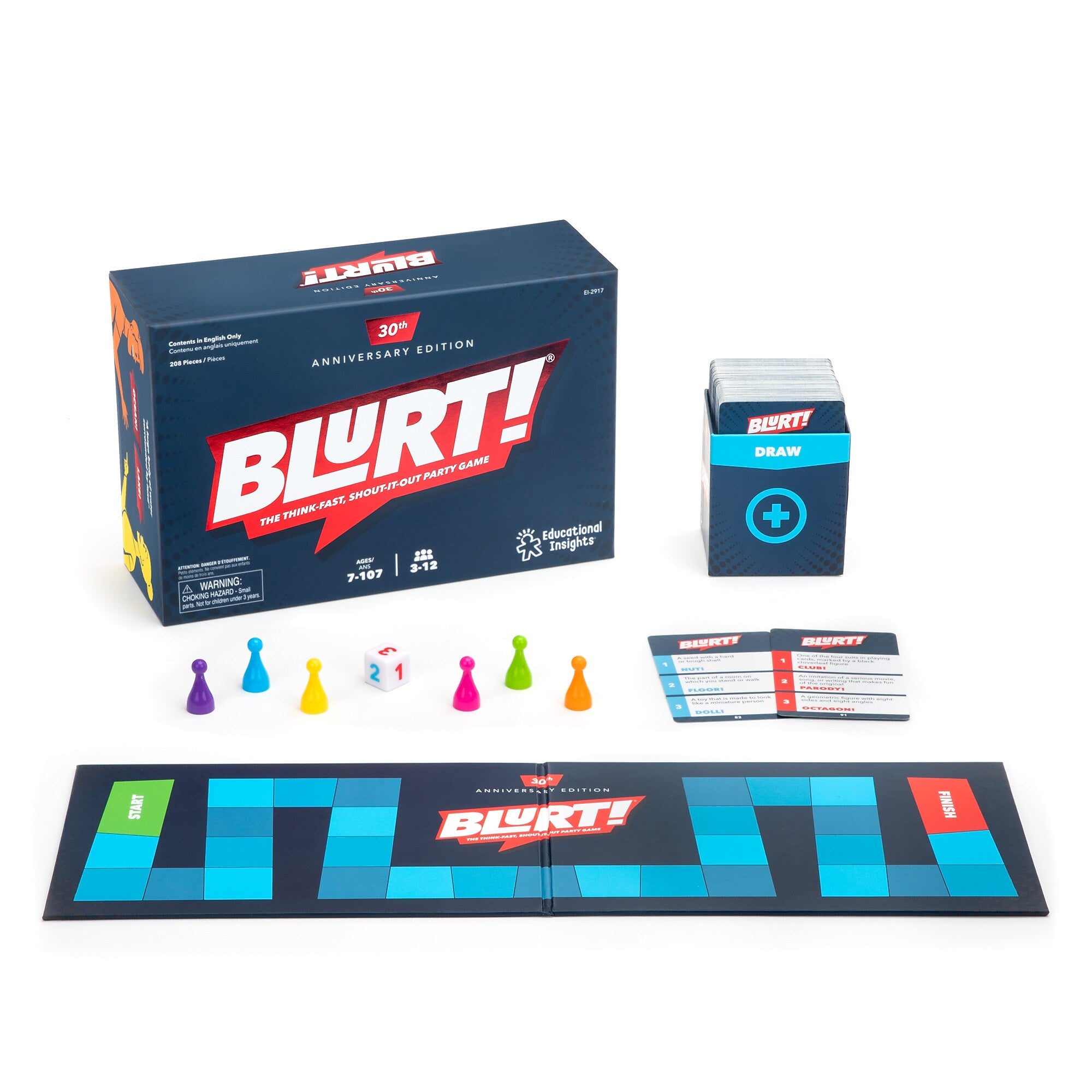 Educational Insights Blurt! The Webster's Game of Word Racing! (2917)
