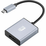 Adesso CyberHub 5030 USB-C to Display Port Digital Audio/Video Adapter, Male to Female, Black/Silver (AUH-5030)