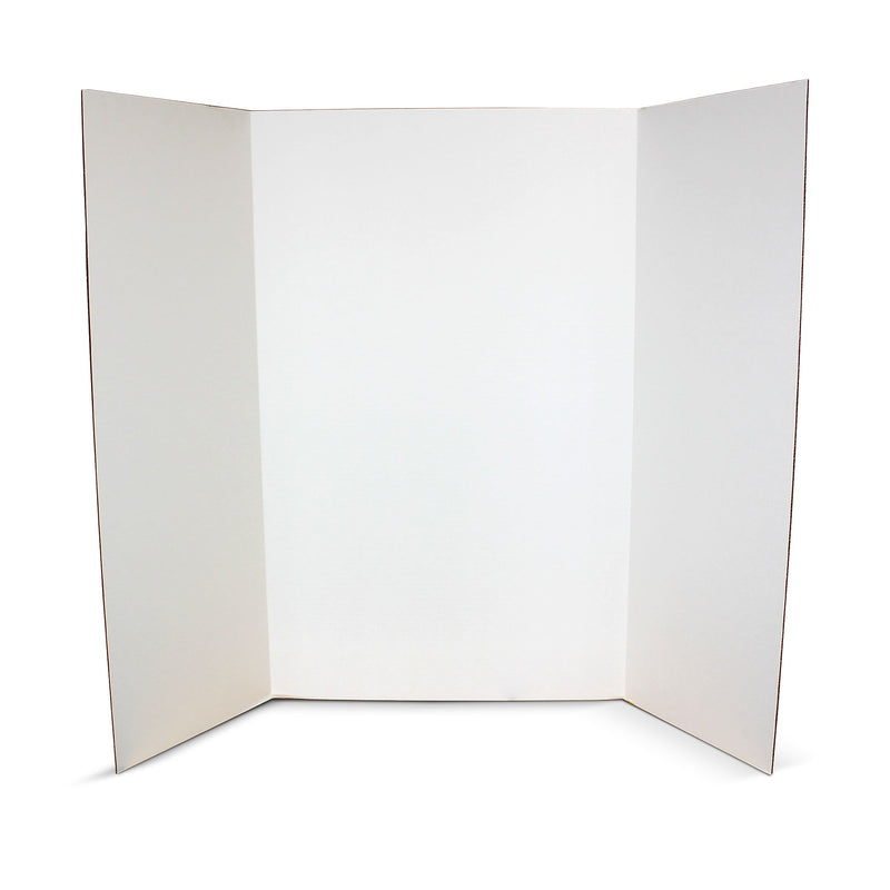 Flipside Corrugated Project Board, 3' x 4', White, 10/Carton (30046-10)