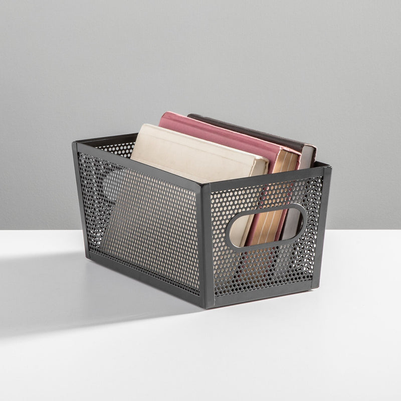 mDesign Steel Organizer, Matte Black (25988)