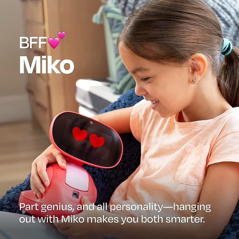 Miko 3 AI-Powered Smart Robot for Kids, Martian Red (EM03R)