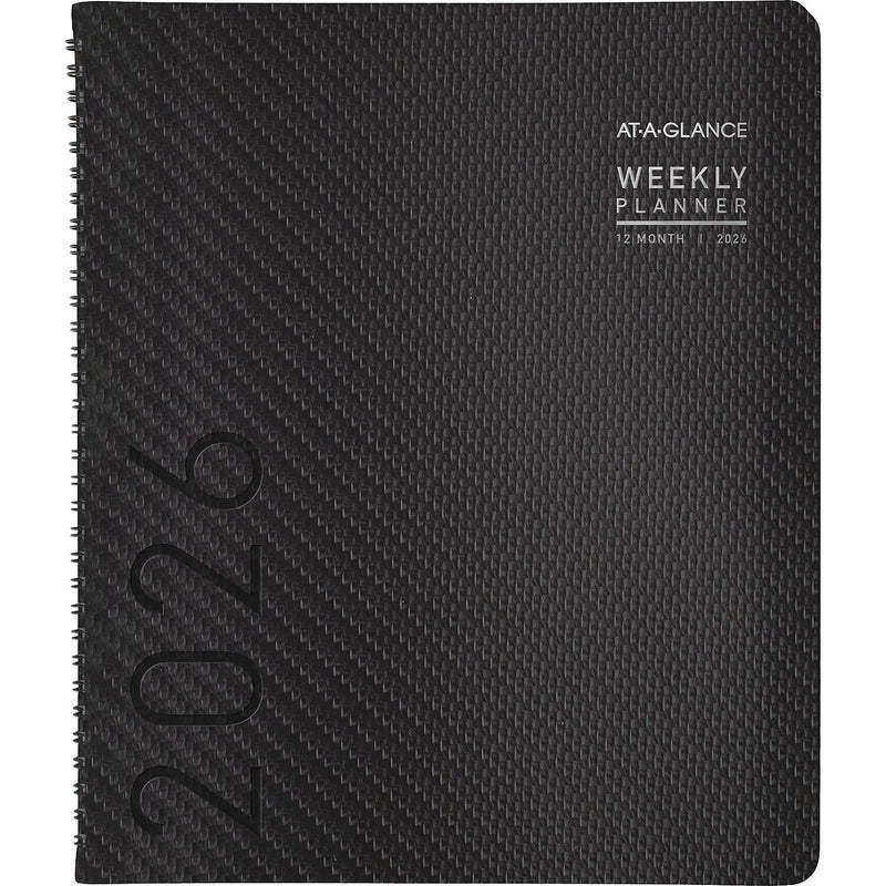 2026 AT-A-GLANCE Contemporary 9" x 11" Monthly Planner, Faux Leather Cover, Charcoal (70-260X-45-26)