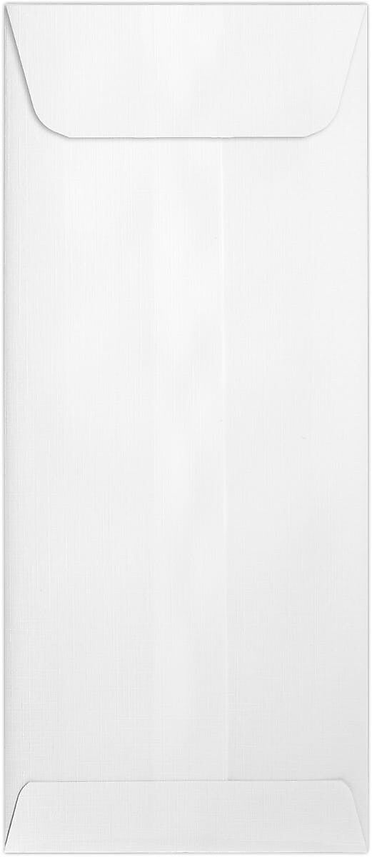 JAM Paper #10 Self Seal Policy Envelopes, 4 1/8" x 9 1/2", Strathmore White, 50/Pack (7716-WLI-50)