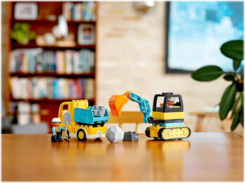 LEGO DUPLO Truck & Tracked Excavator Building Set (10931)