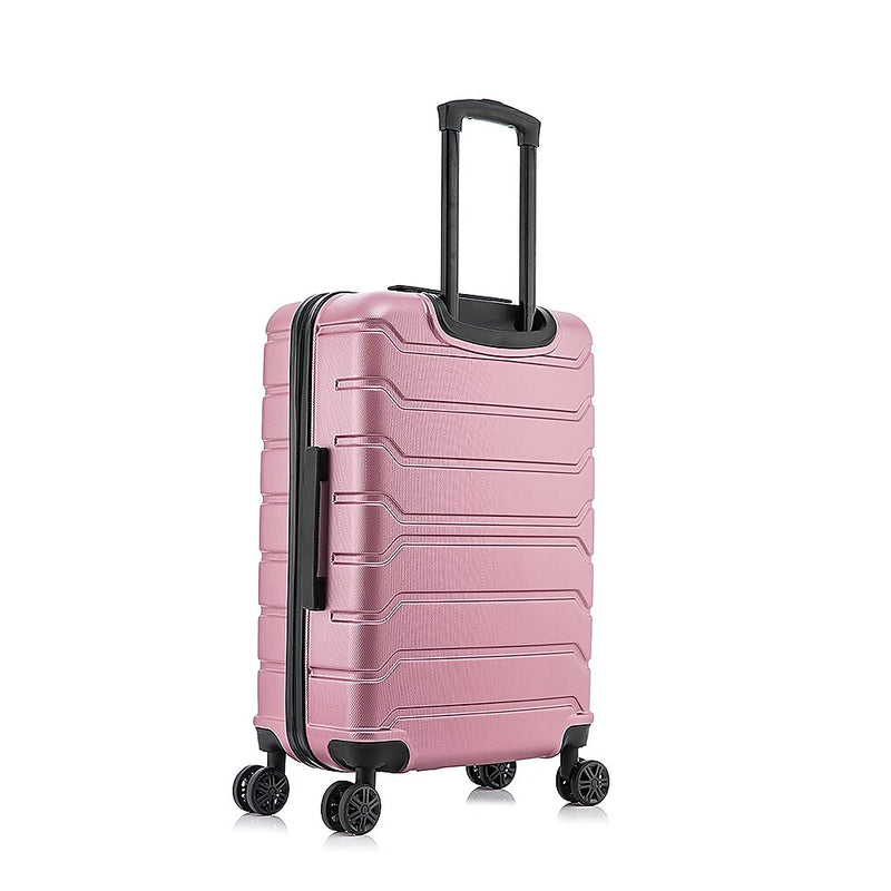 InUSA Trend 2-Piece Hardside Spinner Luggage Set, TSA Checkpoint Friendly, Rose Gold (IUTRE0SM-ROS)