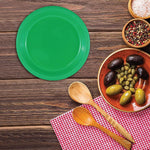 JAM Paper 9" Plastic Plates, Green, 100/Pack (255328197G)