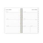 2025-2026 Blue Sky Smoke 5" x 8" Academic Weekly & Monthly Planner, Plastic Cover, Multicolored (133682-A26)