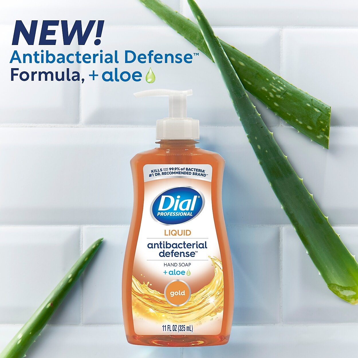 Dial Professional Gold Antibacterial Defense Liquid Hand Soap, 11 oz. (DIA35470EA)